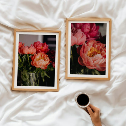 Set of 2 wall art paintings for living room & wall painting for bedroom wall decor - (10x13 Inch framed poster, Paintings for home decor)