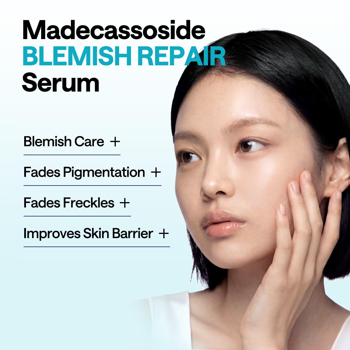 MEDIHEAL Madecassoside Repair Serum, Korean Face Serum with Centella Asiatica & Niacinamide for Blemish Repair, Fades Pigmentation, Dark Spot & Freckles, Soothing Hydrating Skin Barrier Repair Serum (40ml)