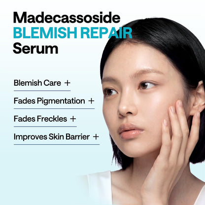 MEDIHEAL Madecassoside Repair Serum, Korean Face Serum with Centella Asiatica & Niacinamide for Blemish Repair, Fades Pigmentation, Dark Spot & Freckles, Soothing Hydrating Skin Barrier Repair Serum (40ml)