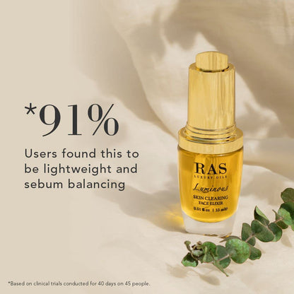 RAS LUXURY OILS Luminous Skin Clearing Face Elixir Nourishing Serum