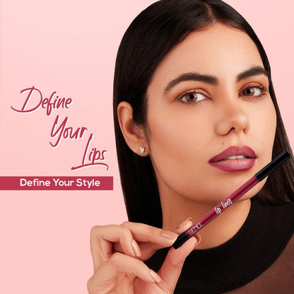 RENEE Define Pencil Lip Liner - Brown Butter, Long Lasting & Smudge Proof, Full Coverage, Intensely Pigmented, Easy Glide Formula, Vitamin E & Castor Oil Infused, 1.2Gm