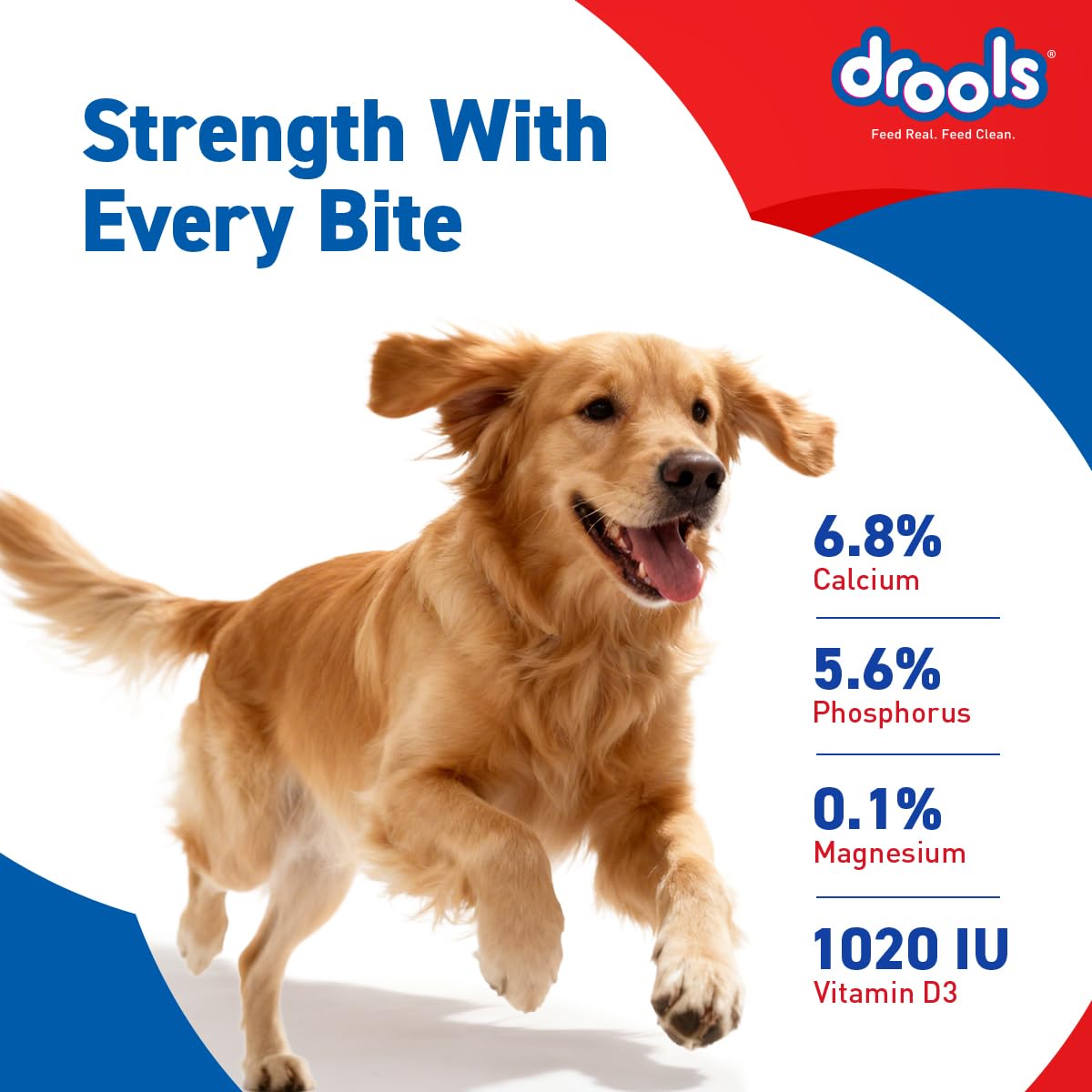 Drools Absolute Dog Supplement Treats 600g Jar (40 Pieces) | Supports Joint Health | Strengthens Teeth | Promotes Dental Cleaning | Easily Digestible | Suitable for All Life Stages (Standard)