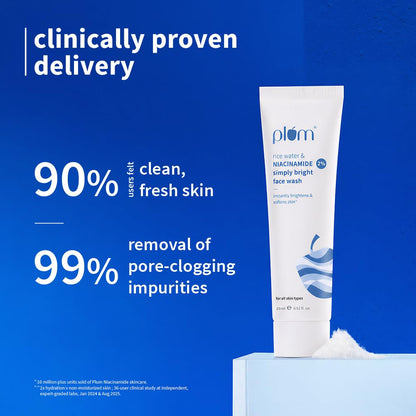 Plum Simply Bright 2% Niacinamide Face Wash 15ml