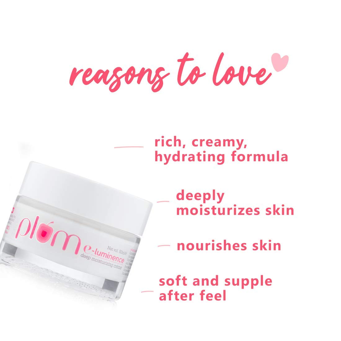 Plum E-luminence Deep Moisturizing Creme with Vitamin E & Jojoba Oil | for Radiant, Hydrated Skin | Suitable For Normal & Dry Skin | Unmatched Hydration & Antioxidant Protection | 50ml
