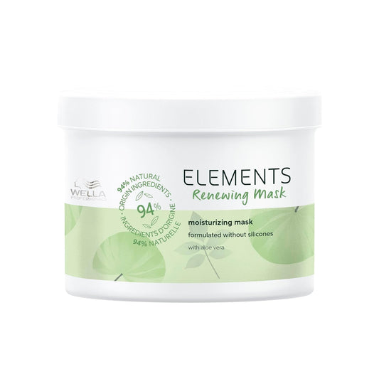 Wella Elements Renewing Mask jar on a white background