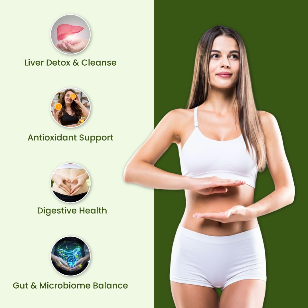 ZEROHARM Nano Liver Detox Supplement 800mg | Milk Thistle, Silymarin Extract, Dandelion & Turmeric | Supports Fatty Liver | Antioxidant Defense, Metabolism & Immune Function | 60 Tablets