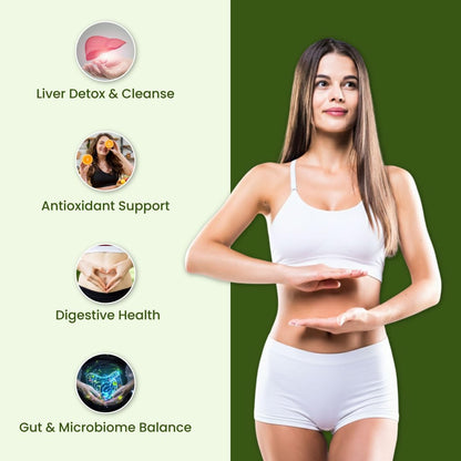 ZEROHARM Nano Liver Detox Supplement 800mg | Milk Thistle, Silymarin Extract, Dandelion & Turmeric | Supports Fatty Liver | Antioxidant Defense, Metabolism & Immune Function | 60 Tablets