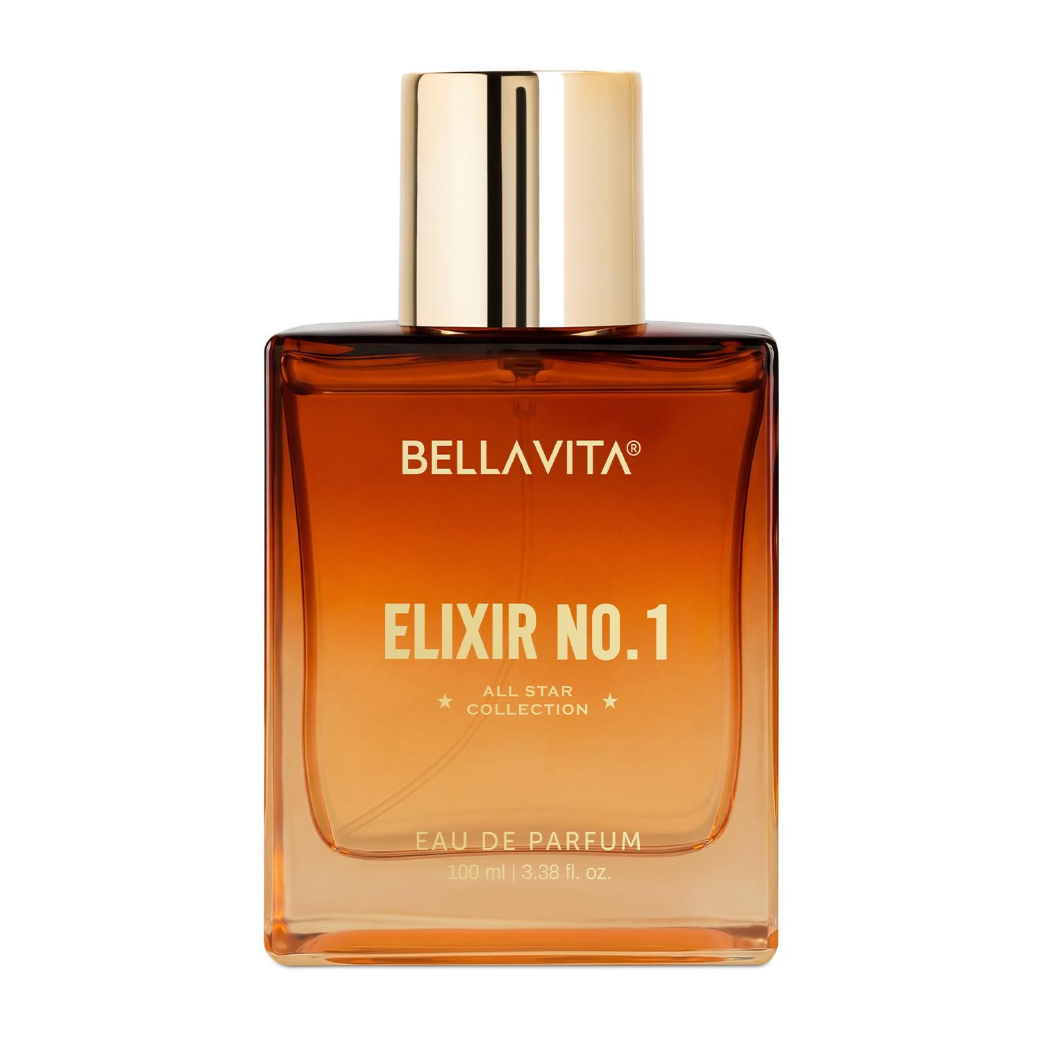Bellavita Elixir No. 1 perfume bottle on a white background