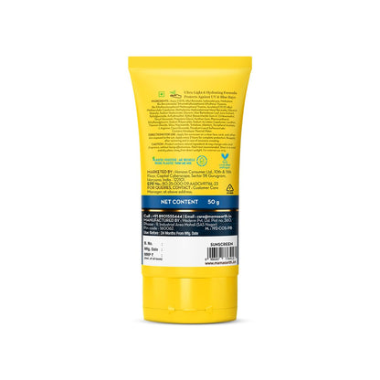 Mamaearth Aqua Glow Hydrating Sunscreen SPF Gel with Himalayan Thermal Water and Hyaluronic AcidShields from UVA&UVB RaysBlue Light ProtectionTan ProtectionFor All Skin TypesUnisex50 g