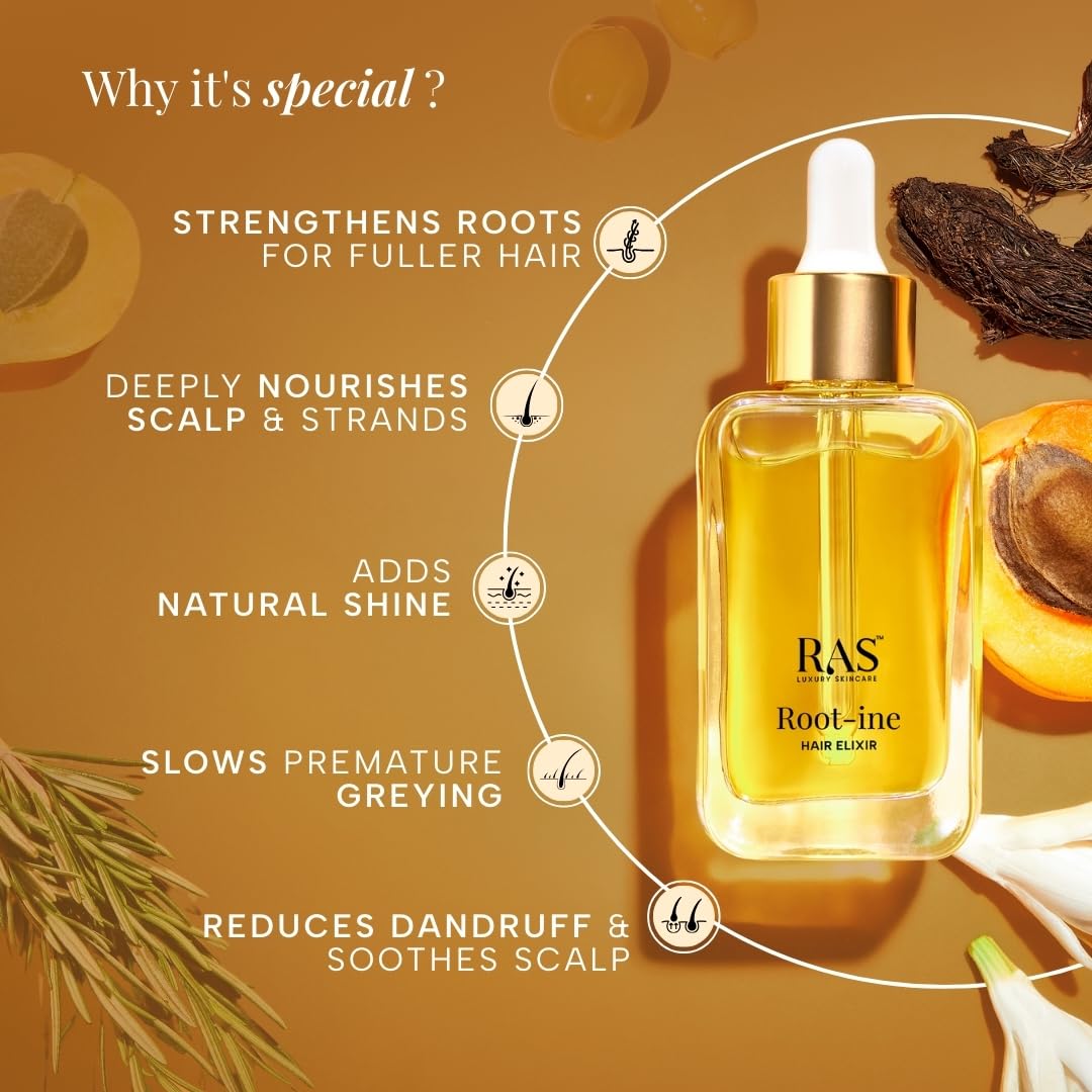 Ras Root-ine™ Hair Elixir with 30 Regenerative Botanicals