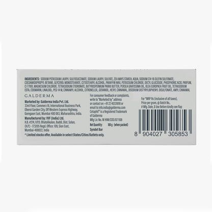 Cetaphil Baby Mild Cleansing Bar for Newborns & Babies 100 gm | With Shea Butter, Avocado Oil & Olive Oil | Gentle, Hypoallergenic, Pediatrician Recommended | Dry & Sensitive Skin