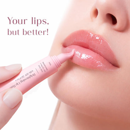 Seoulskin Brightening Lip Balm with SPF 50 PA++, Kojic Acid & Niacinamide | Brightening Lip Balm for Dark Lips | Repairs Chapped Lips | For Dark Lip Lightening & Protection | 10g
