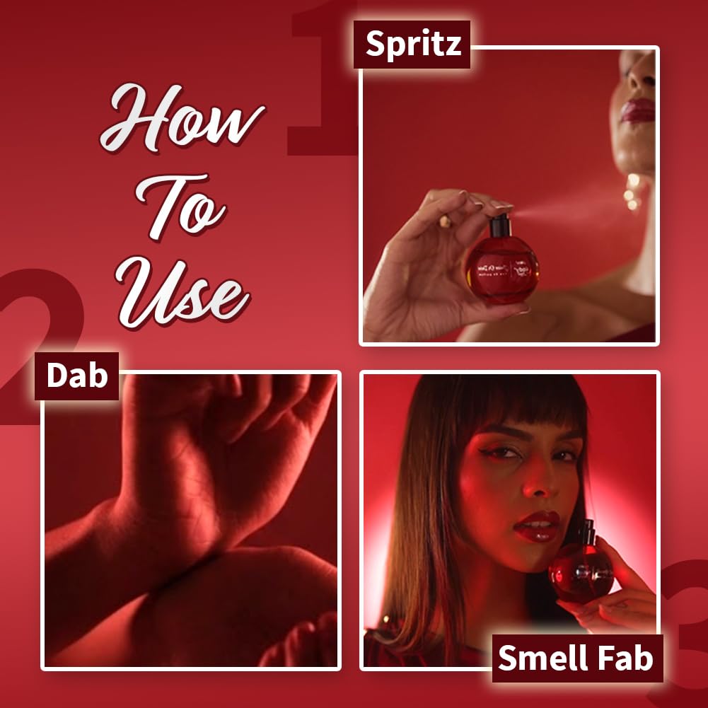 Plum BodyLovin' Juice Or Dare Valentine-Ready Eau De Parfum | Long Lasting Gourmand fragrance with oriental blend of juicy red fruits & fizzy strawberries | Luxurious scent, Purse-Friendly | 50ml