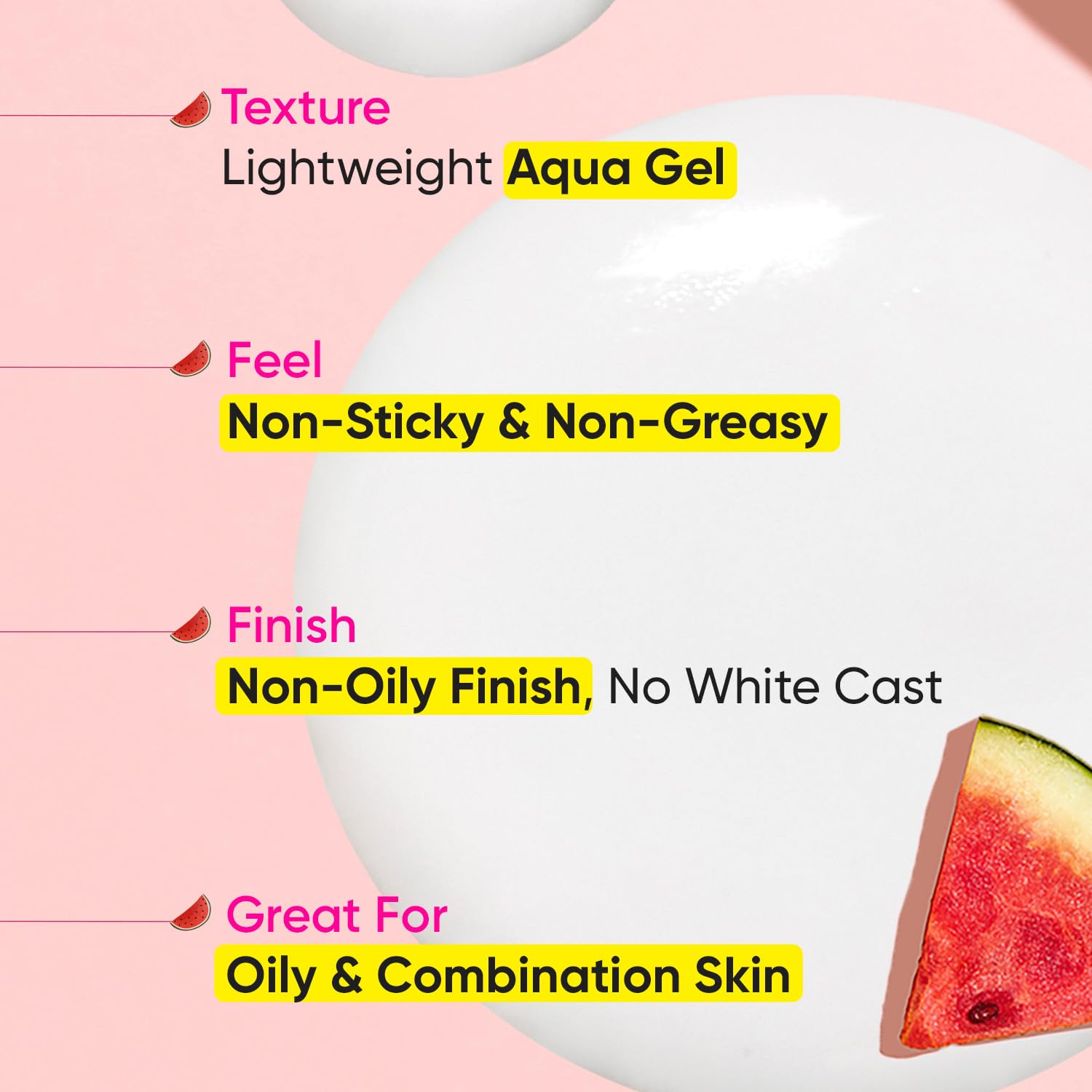 zephivo Dot & Key Watermelon Hyaluronic Sunscreen SPF 50 PA+++| for Oily, Normal & Combination Skin | UV + Blue Light Protection | Lightweight | No White Cast | Boosts Vitamin D Absorption | 50g…

