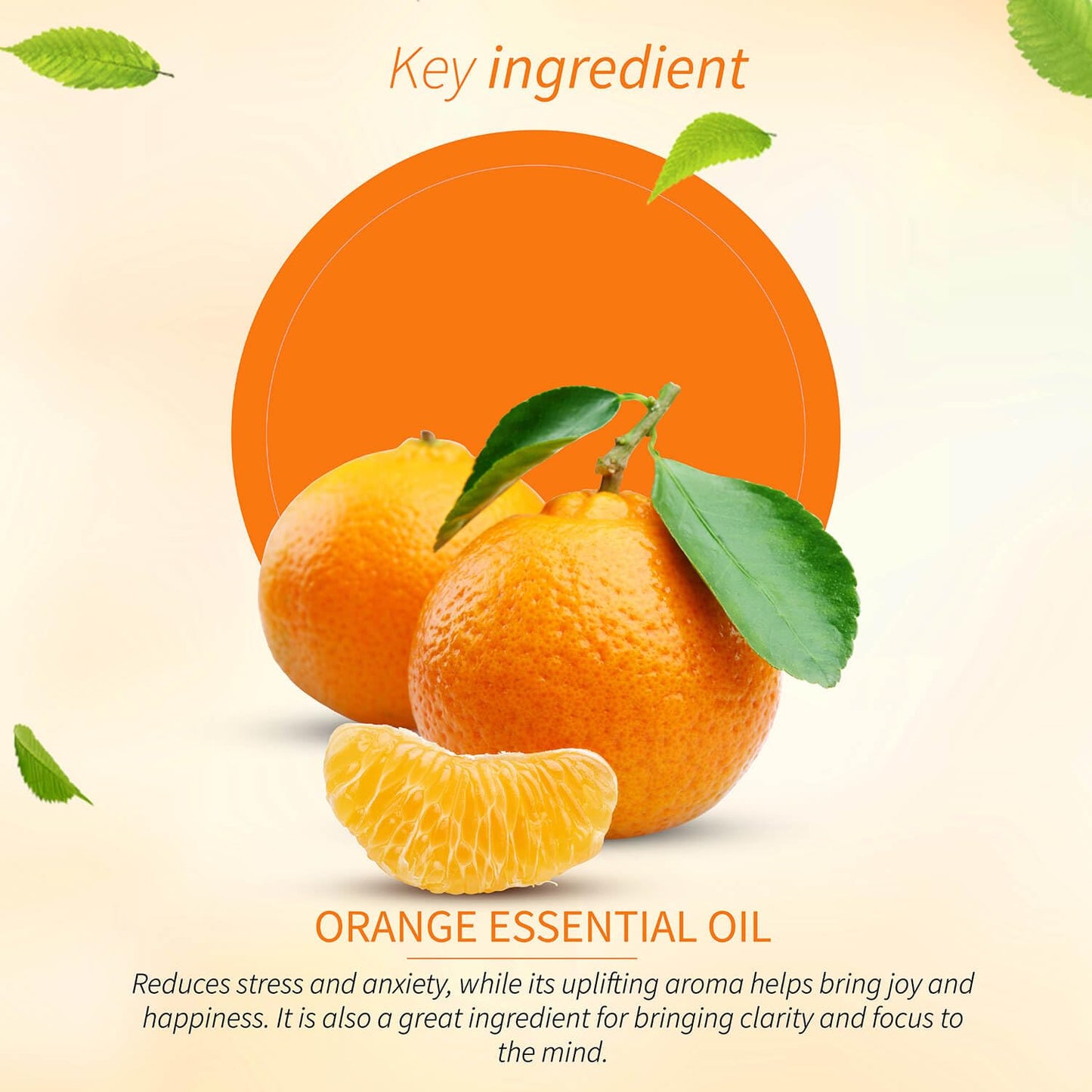 Ayouthveda Orange Essential Oil for Skin & Hair | Aromatherapy Kit for Stress Relief & Relaxation | 100% Pure & Natural Therapeutic Grade |Can Be Used as Air purifier (Pack Of 1; 15ml)