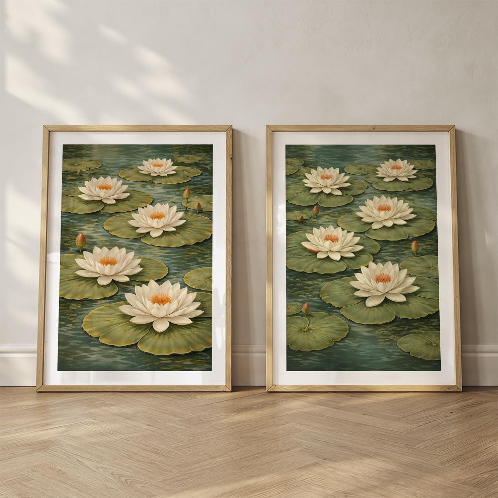 Set of 2 wall art paintings for living room & wall painting for bedroom wall decor - (10x13 Inch framed poster, Paintings for home decor)