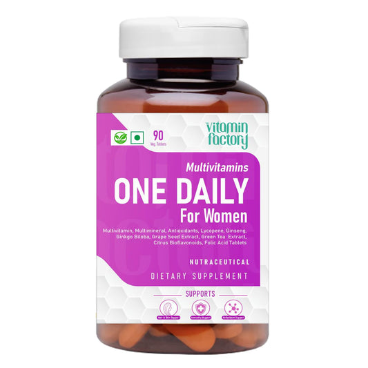 The Vitamin Factory Multivitamin For Women |Multimineral, Ginseng, Grape Seed Extract |Boost Immunity, Energy, and Skin Health- 90 Vegetable Tablets
