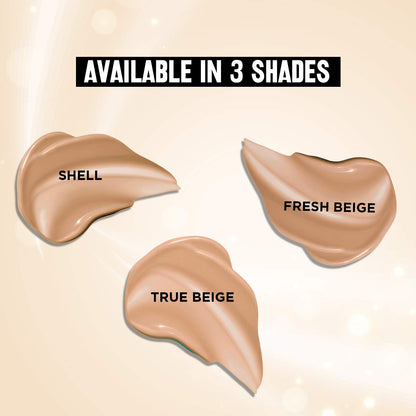Revlon Nearly Naked Make Up Foundation - True Beige 190, 30ml Bottle