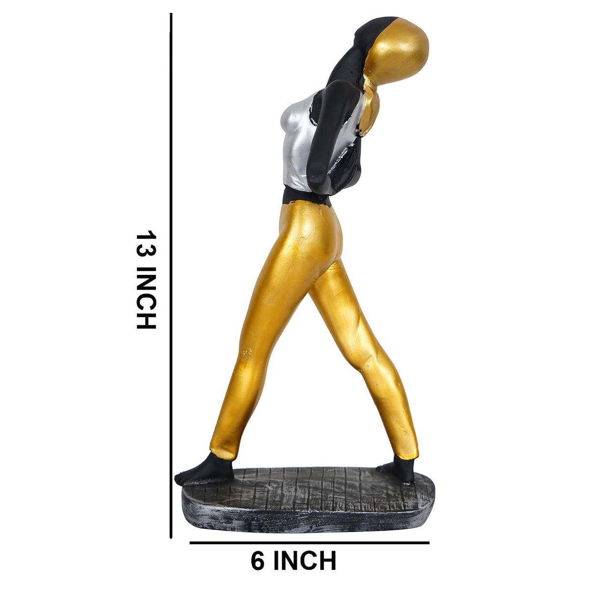 Yoga Lady Home & Office Decor showpiece (y3000)