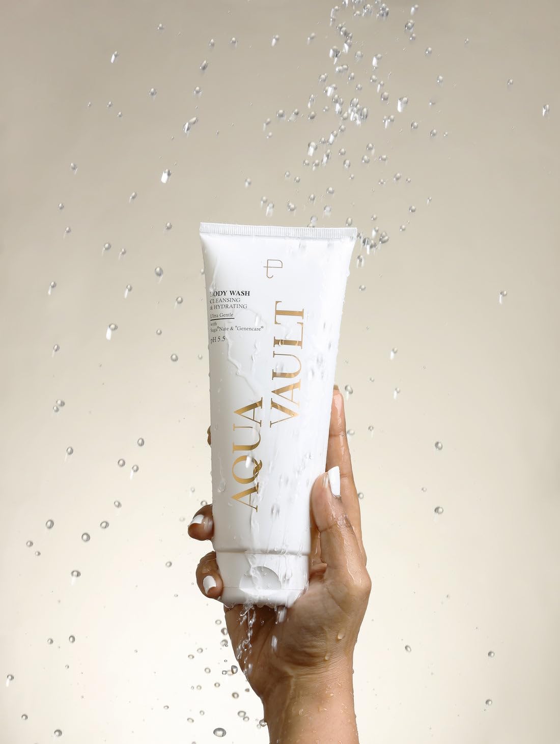 Personal Touch Aquavault Gentle Body Wash | Fragrance Vanilla | pH 5.5 Balanced, Sulphate-Free & Moisturising | Sweat-Proof Odour Control | Unisex Body Wash for All Skin Types | 200 ml