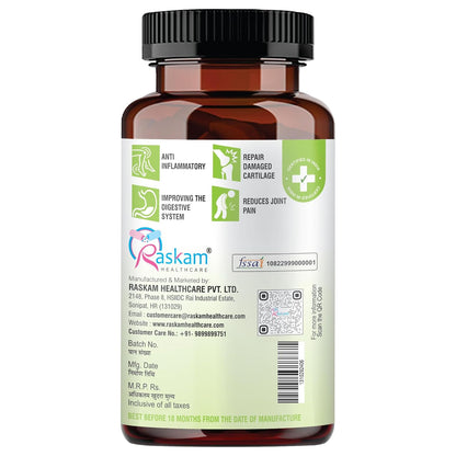 Cissus Quadrangularis Extract 1000mg - 100 Veg Capsules- Bone & Joint Wellness