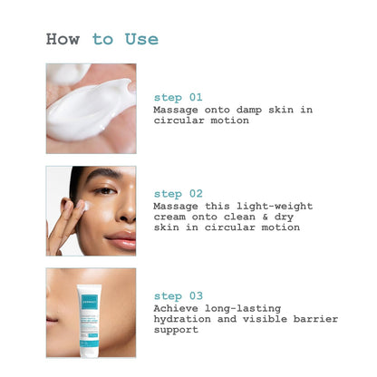 Dermacy Ceramide - 3 Intense Hydrating Water Gel Face Cream | Lightweight Cream For Intense Hydration & Plump Skin | 3 - Essential Ceramides + 2.5% Hyaluronic Acid Complex + ThermoActiv Spring Water | Suitable For Sensitive Skin | 50ml