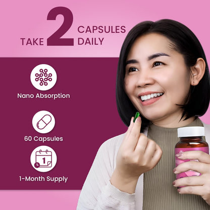 ZEROHARM Narie Desire Lift | with Maca Root, Ginseng, Ashwagandha, Safed Musli, L-Arginine for Intimate Wellness, Confidence, & Energy for Women - Plant Based Supplement - 60 Nano Formulated Capsules