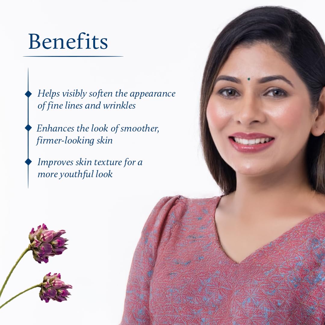 Blue Nectar Bakuchiol Serum for Face | Babchi Oil, Plant-Based Retinol Alternative | Ayurvedic Bakuchi Anti Aging Serum for Women & Men for Glowing Skin (10 Herbs, 30ml)