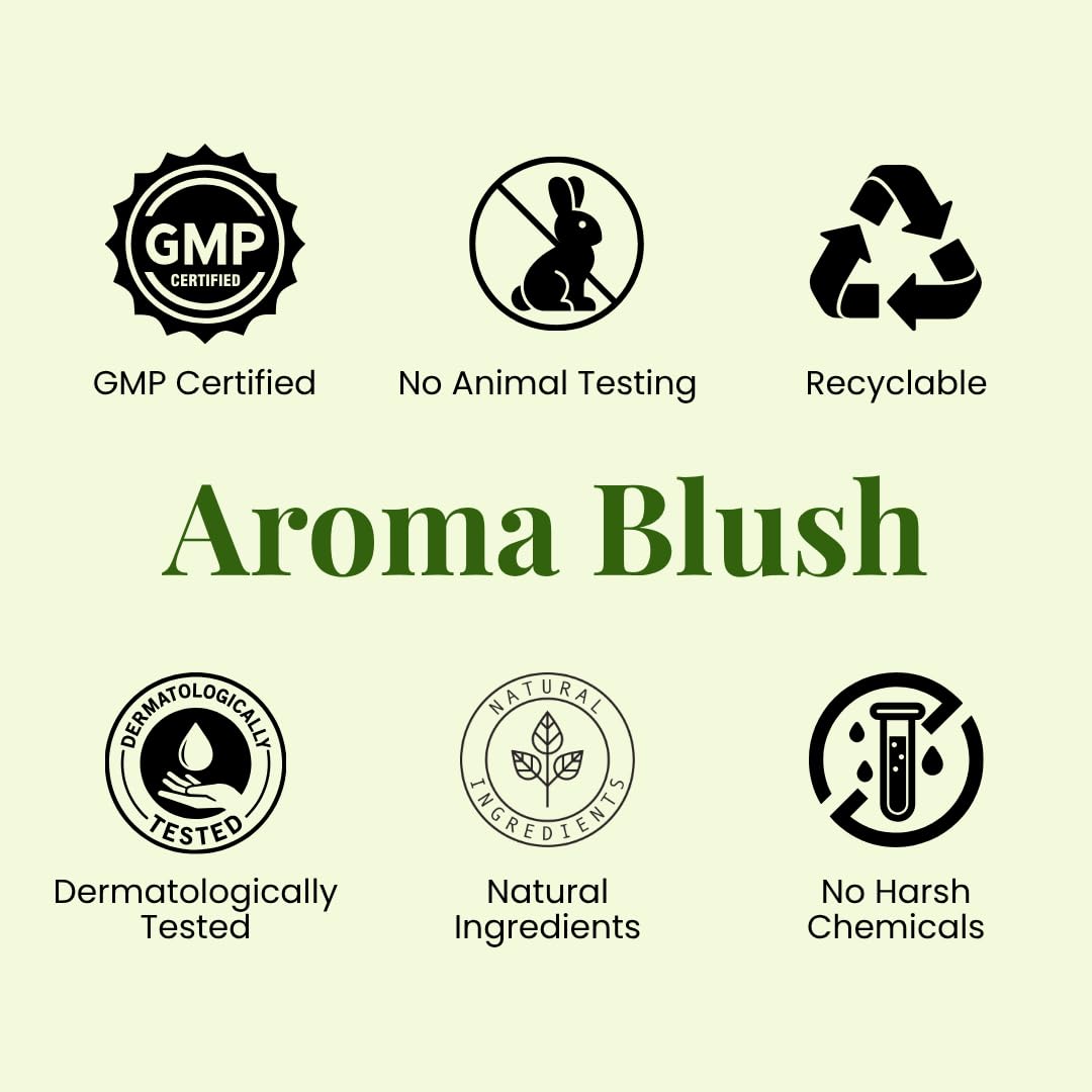 Aromablush - Herbal Infusion Shower Gel | Neem, Tulsi, Tea Tree & Basil Oil | Purifies & Detoxifies | Antibacterial, Sulfate-Free, Paraben-Free | Herbal Detox for Oily & Sensitive Skin | 300ml