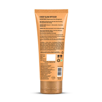 WOW Skin Science Brightening Vitamin C & Niacinamide Face Wash|For Brighter Glow|Paraben & Sulphates Free|Face Wash for Women & Men 100 ml