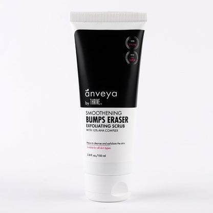Anveya by Thrive Smoothing Bumps Eraser Exfoliating Scrub on a white background
