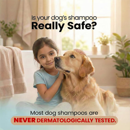 Petterati Silky Coat Dog Shampoo | Aloe Vera, Neem & Hibiscus | Deep Cleansing for Soft, Shiny Coat | 200ml + 100ml Free