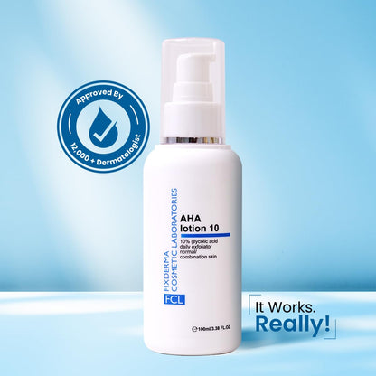 FCL Aha Lotion 10 Hydrates Skin And Softens Dryness for Brightening and lightning Skin 100ml