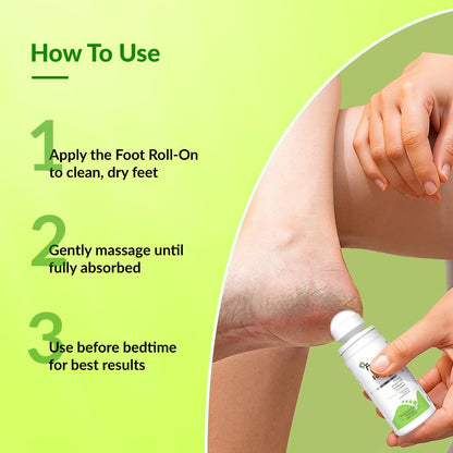 Fixderma Foobetik 30 Sec Pedicure Combo for Dry & Cracked Feet | Foot Scrub Spray + 20% Urea Foot Roll On | Removes Dead Skin & Calluses | Repairs Cracked Heels & Deeply Moisturizes Feet | 110ml