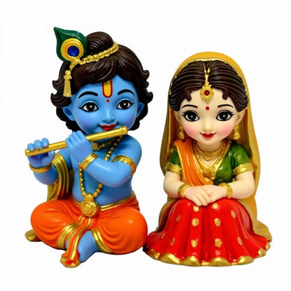 UNOVATE Radha Krishna Idol for Gift | Car Dashboard | Radha Krishna Murti