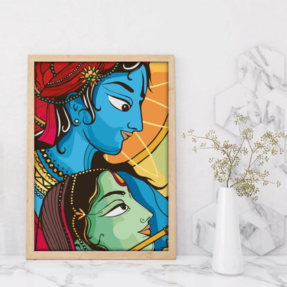 framed wall painting for wall decoration/wall framed for home decor/office decor (theme - minimal) ''single frame'' set of 1 (10x13 inches) (10x13 inches, ART 75.4)
