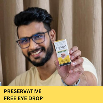 Eyecirque Preservative Free Lubricating Eye Drops: Comfort, Soothe, and Moisturize - For Dry Eyes, Redness, Digital Eye Strain, Tired Eyes, Regular Use