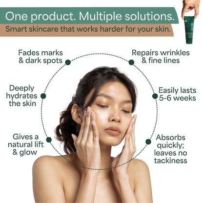 Overnight Repair Night Cream | 0.1% Retinol | Repairs Wrinkles & Fine Lines | Fades Marks & Dark Spots | Safest Form Of Retinol, NanoWhite, Kojic Acid, Collagen Peptides | All Skin Types | Formulated With Dermatologists | 50g