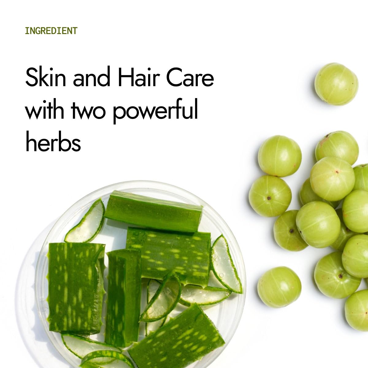 Kapiva Aloe Vera + Amla Juice | Cold-pressed Juice for Glowing Skin | Helps with Metabolism (1L)