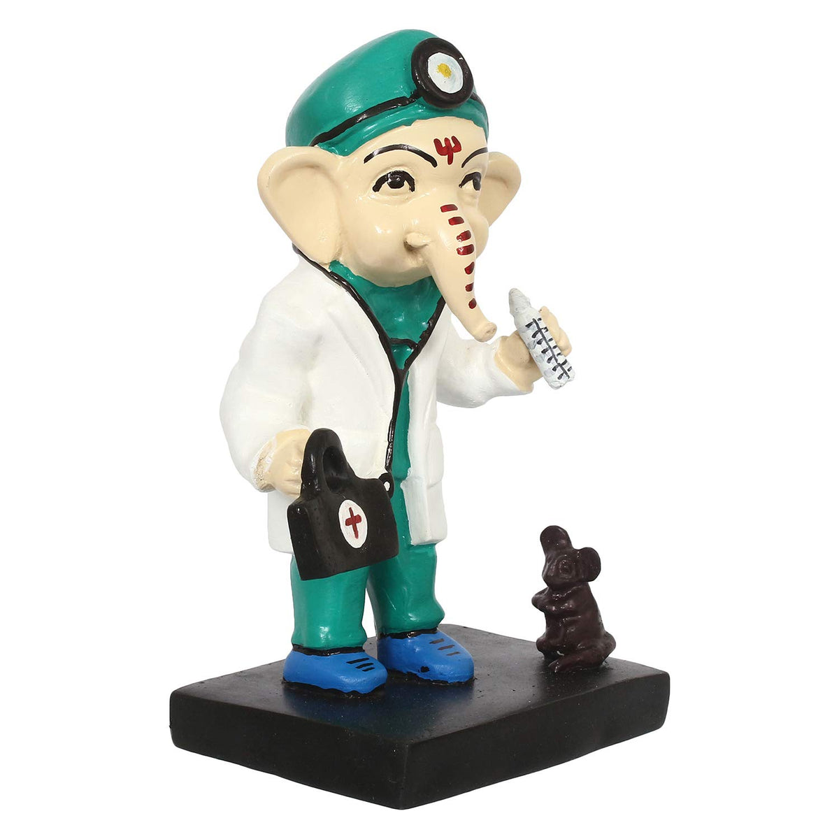 Decorative Lord Ganesha Idol in Doctor Avatar