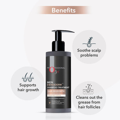 O3+ Densiderm Shampoo for Men - 200ml