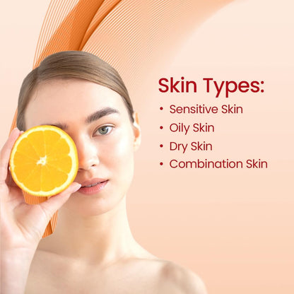 RENEWDERM Vit C Face wash With Vitamin C, Jojoba Spheres for Radiant Glow, Healthy and Youthful Skin I Fights against free radicals I Daily Purifying skin brightening face wash I 100ml