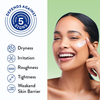 Cetaphil Moisturising Cream for Face & Body, 80g | 48Hr Hydration with Niacinamide, Panthenol & Glycerin | For Dry to Normal Skin | Paraben-Free, Hypoallergenic, Non-Greasy