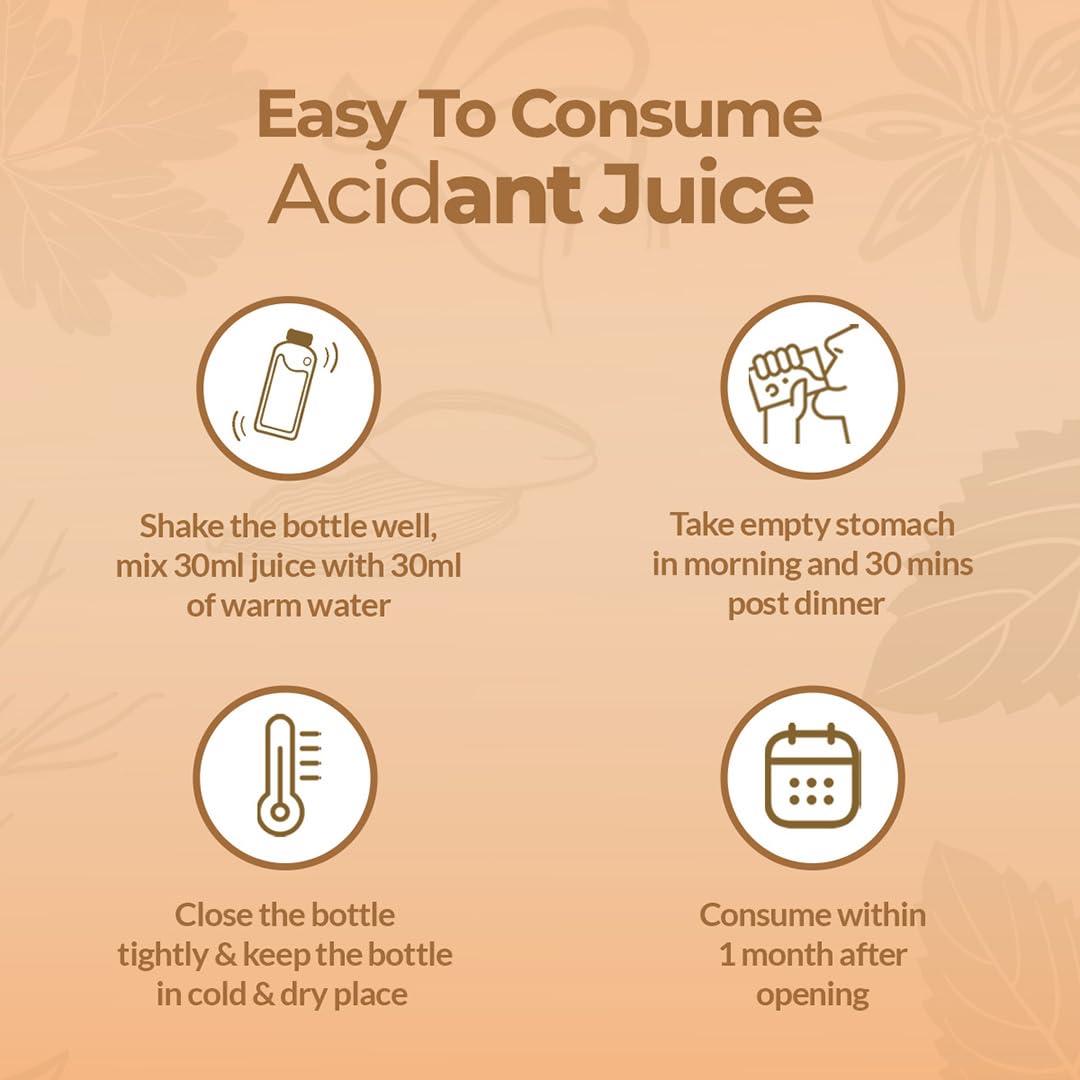 Krishna's Acidant Juice - Helps Boost Metabolism, Goodness of Mulethi, No Added Artificial Flavours & Colors - 1000 ml (Pack of 1)