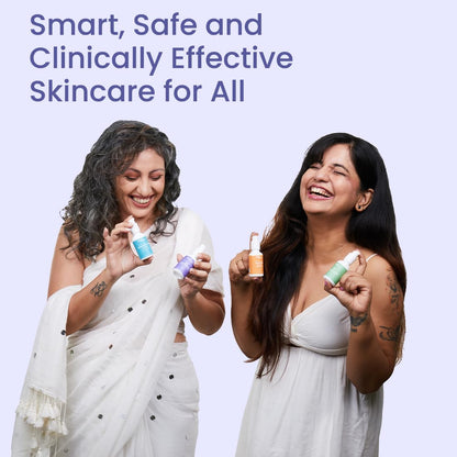 Earth Rhythm 10% Niacinamide Face Serum with Hyaluronic Acid | For Acne Prone, Oily & Sensitive Skin | Evens Out Skin Tone, Improves Texture, Plumps & Hydrates Skin | Men & Women - 30ml