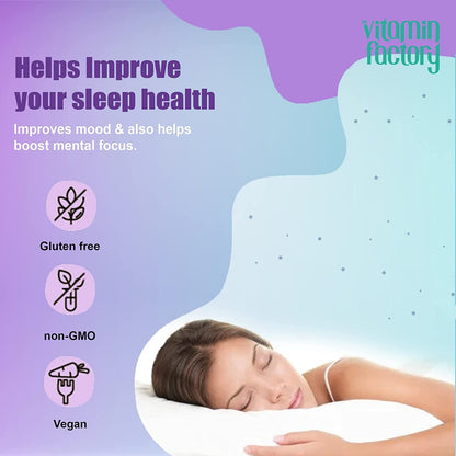 The Vitamin Factory Magnesium Glycinate Supplement - High Absorption Magnesium Supplements For Both Men & Women, Supports Sleep, Muscles & Nerve Health Supplements, 60 Vegetable Capsules