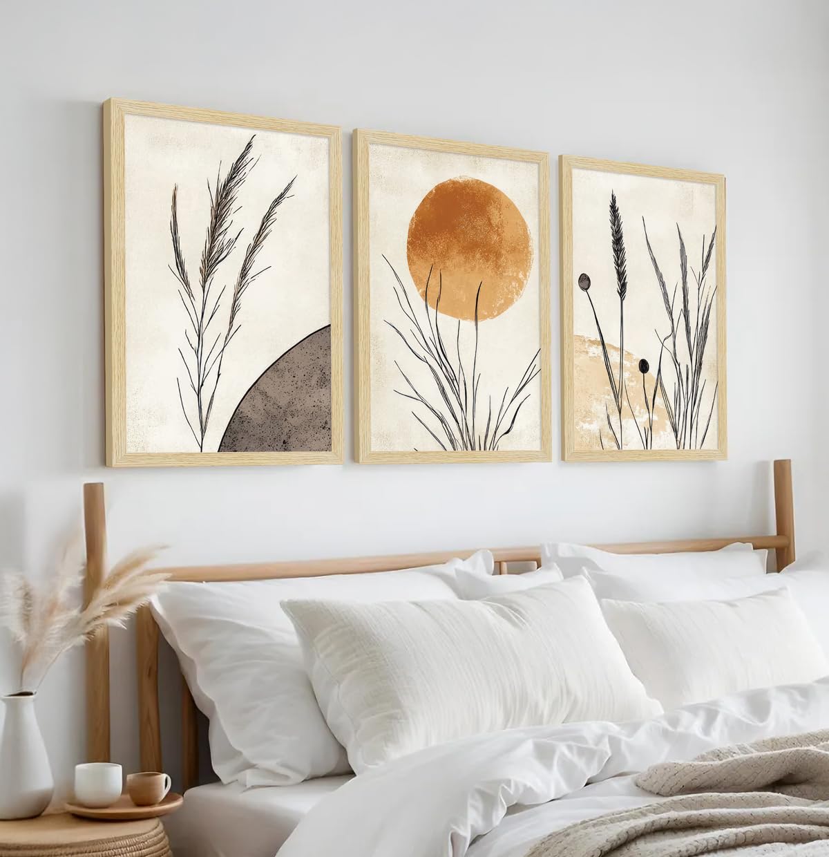 Boho Paintings for Living Room | Abstract Wall Paintings