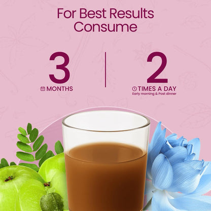 KRISHNA'S HERBAL & AYURVEDA Women's She Care Juice Infused With 5 Herbs for Hormonal Balance, PCOS, PCOD, Period Pain Relief, Hair & Skin Health, Clinically Proven - 1000 ml (Pack of 1)