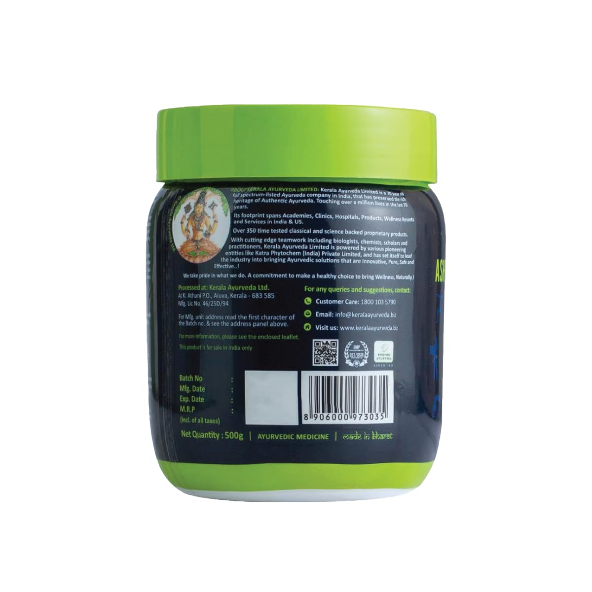 Kerala Ayurveda Ashwagandhadi Lehyam | Ayurvedic Ashwagandha Supplement for Strength, Stamina & Recovery | Immunity Booster | 500g