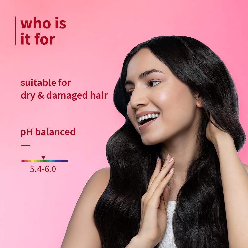 Plum Hibiscus & Ceramides Conditioner | Nourishing Formula with Shea Butter | Smoothens & Strengthens Dry and Damaged Hair | Repairs damage, Prevents Split Ends | 100% Vegan & Cruelty-Free | 175gram